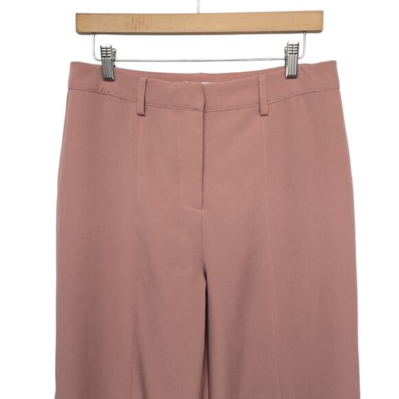Avec Les Filles‎ Pastel Pink Wide Leg Cropped Pants size 8 Legally Blonde Office - Picture 8 of 9